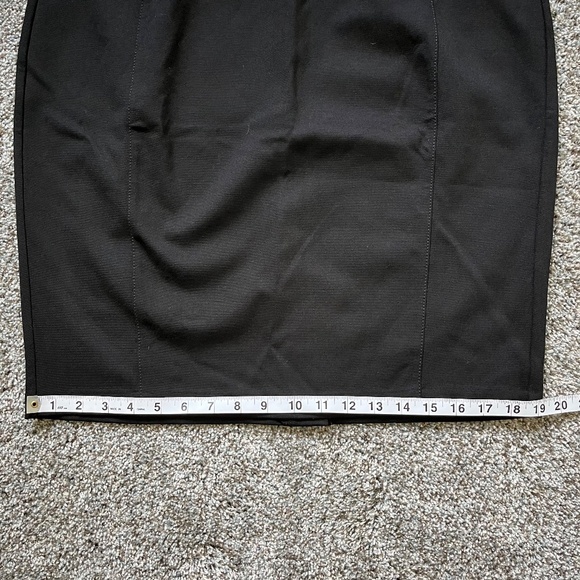 Dressbarn black skirt with zippered pockets, size L, new with tags - Picture 5 of 13